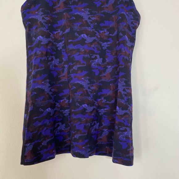 LULULEMON Cool Racerback II Mini Hounds Camo Emperor Blue Black Size 2 - Picture 4 of 7